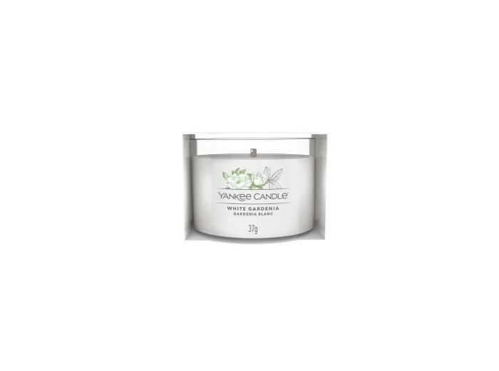 VOTIVE EN VERRE - GARDENIA BLANC