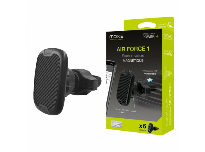 Moxie Support voiture magnétique sur Grille d'aération AIRFORCE1