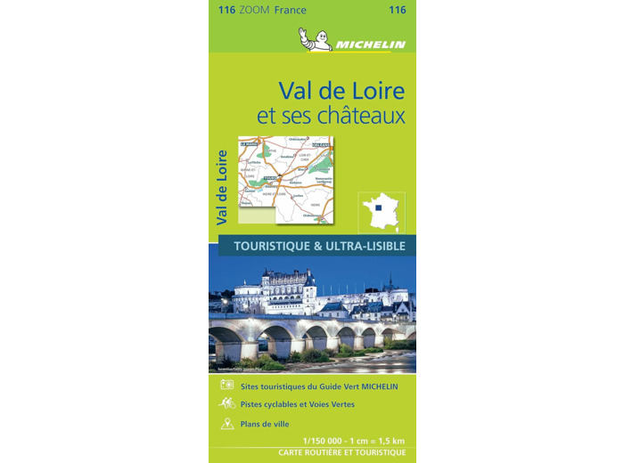CARTE ZOOM VAL DE LOIRE ET SES CHATEAUX