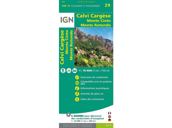 TOP75029 CALVI CARGESE MONTE CINTO MONTE ROTONDO