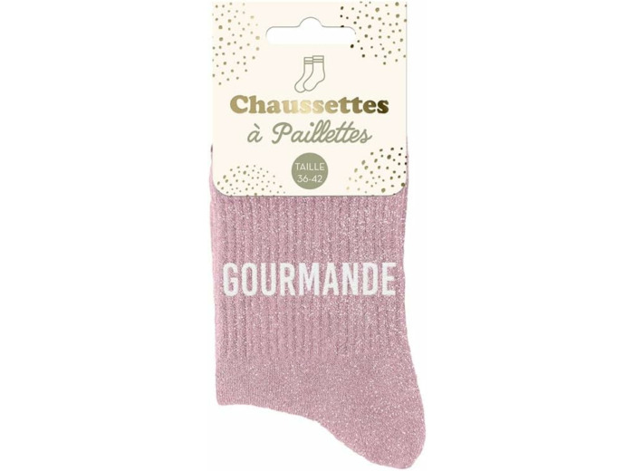 STC Chaussettes paillettes gourmande