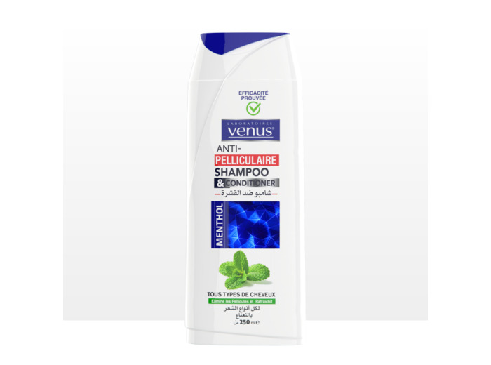 Vénus - Shampoing Anti-pelliculaire Menthol - 250ml