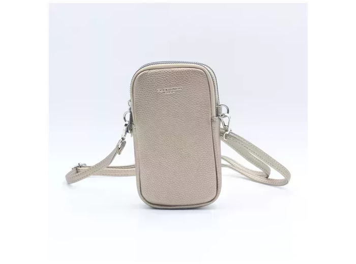 P420- Pochette Téléphone Flora & Co (doré)