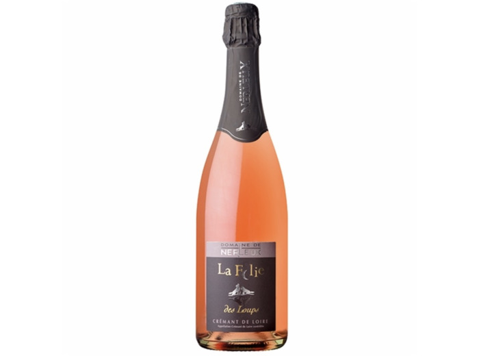 CRÉMANT DE LOIRE ROSÉ "FOLIE DES LOUPS"DOMAINE DE NERLEUX