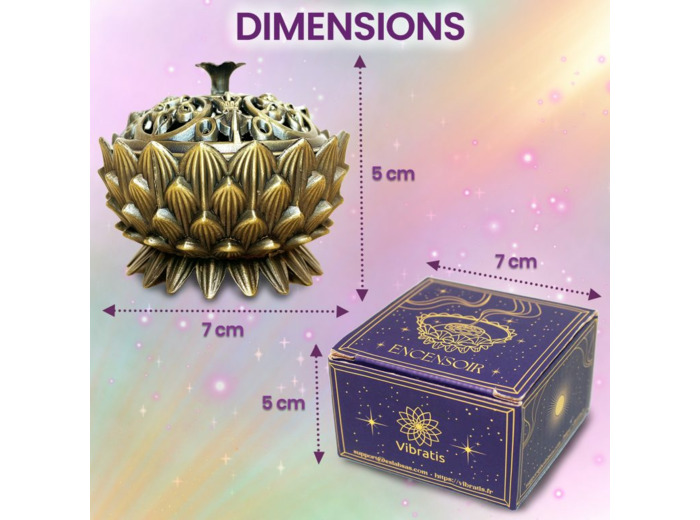 Porte Encens Lotus