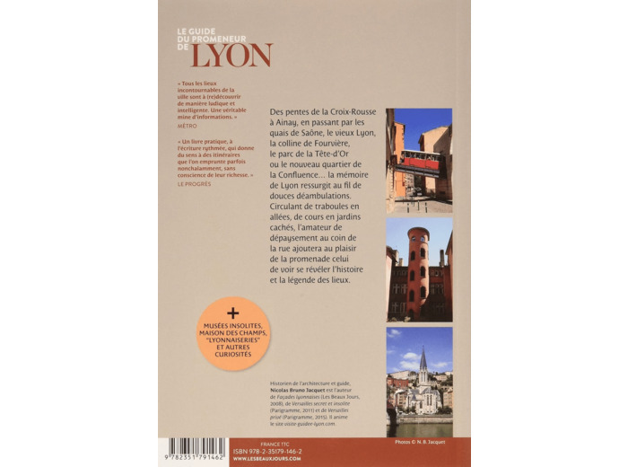 LE GUIDE DU PROMENEUR DE LYON 2018