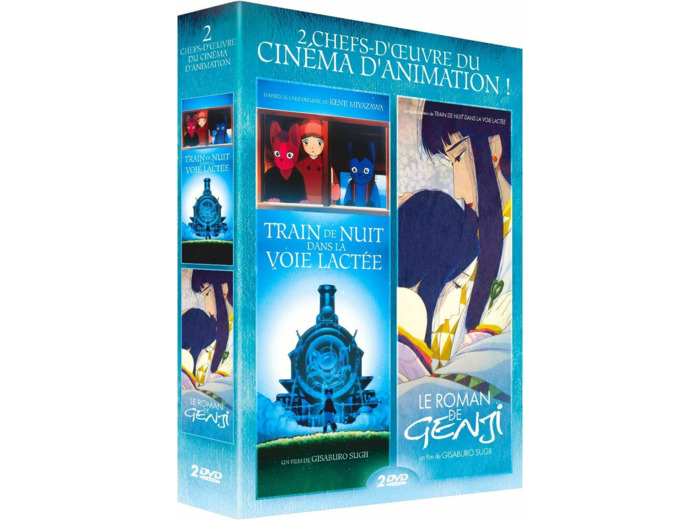 Coffret 2 DVD - Gisaburo Sugii - Train de Nuit dans la Voie Lactée + Le Roman de Genji