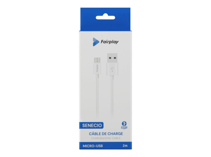 FAIRPLAY SENECIO Câble Micro-USB 2m