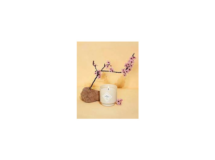 Bougie Bracelet Beige/Or - Parfum Fleur de Cerisier
