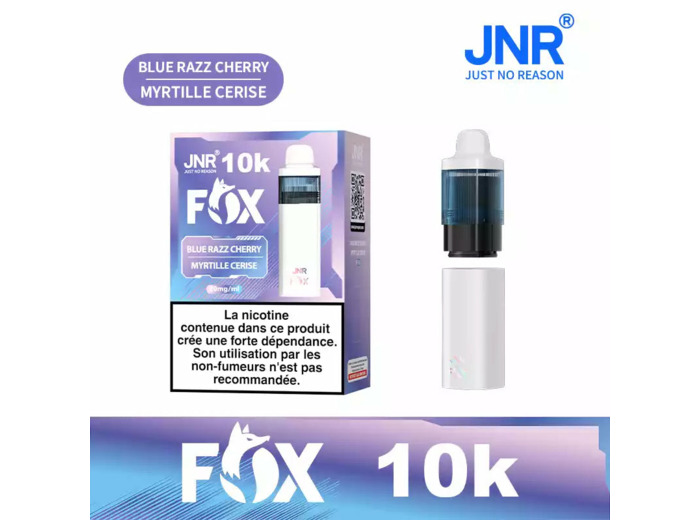 JNR FOX - Puff 10k Blue Razz Cherry