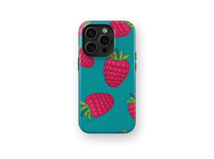 Raspberry Sketch | Coque de téléphone 3D 2en1 Ultra-résistante