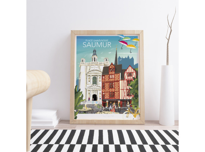 Affiche Place saint Pierre Saumur
