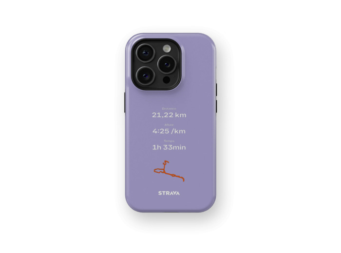 Mon Run Strava - Mauve | Coque 3D 2en1 Ultra-résistante