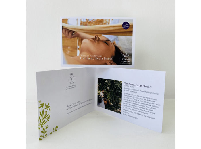 CARTE CADEAU - Le Soin du Visage "Thé Blanc, Fleurs Bleues®"