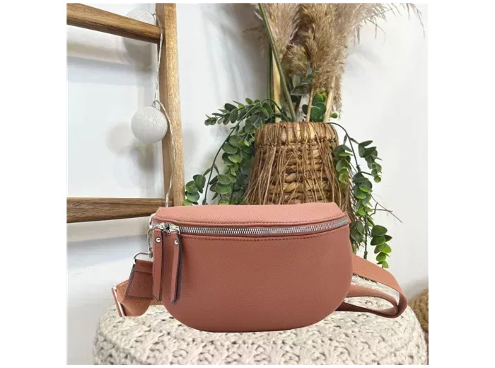 P424- Sac Banane Flora&Co (marron)