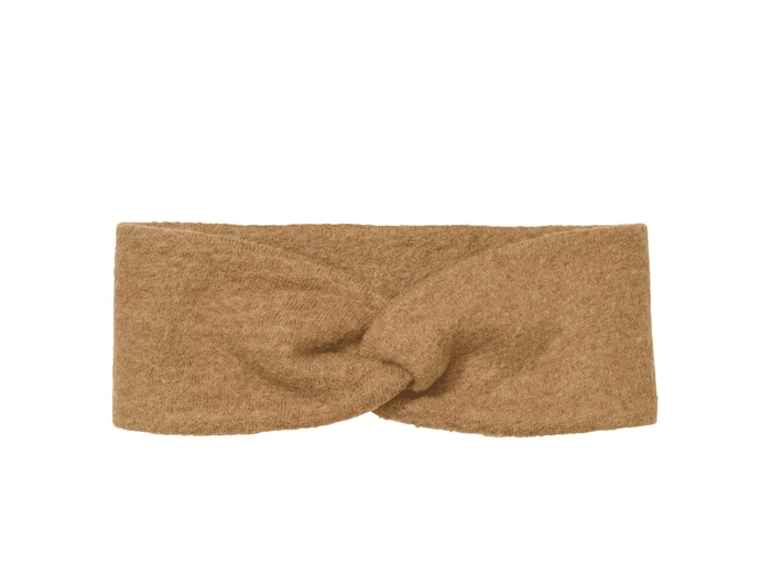 Bandeau en laine bouillie, Caramel - Disana