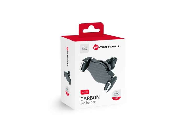 FORCELL F-GRIP Support de téléphone en carbone pour grille de ventilation voiture