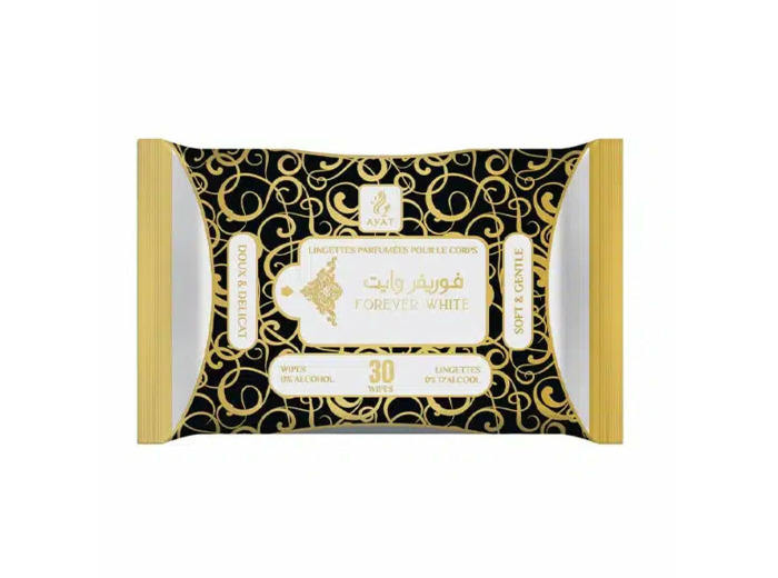 Ayat - forever white lingette - 30 lingettes