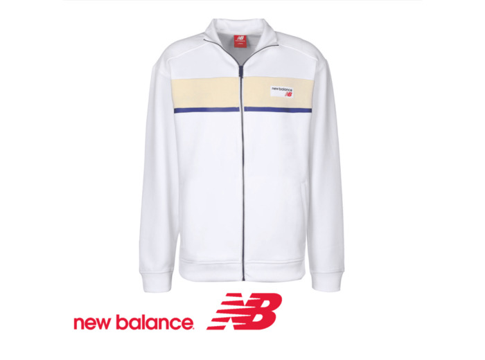 NEW BALANCE JACKET ATHLETIC TRACK White