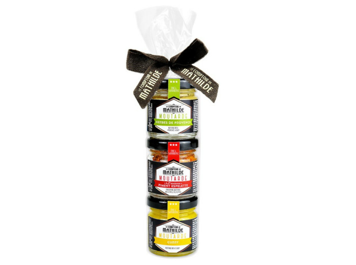 Papillote 3 moutardes x 30g - 7 recettes assorties