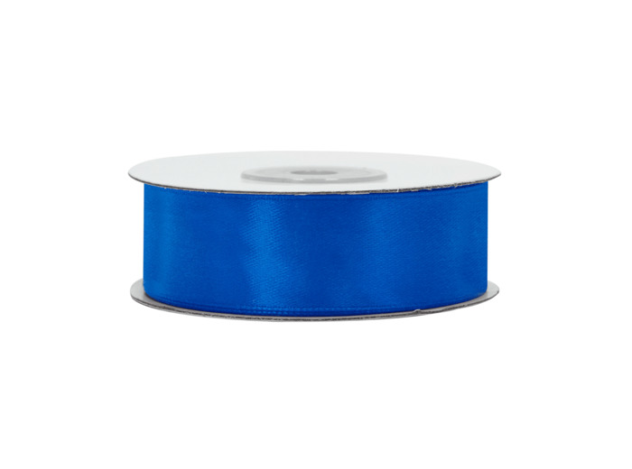 Ruban organza 25 mm de large bobine de 25 metres de long Bleu roi
