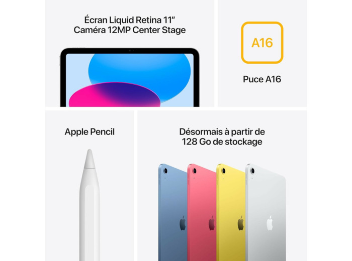 APPLE iPad 11ème génération (2025) Puce A16 - Neuf