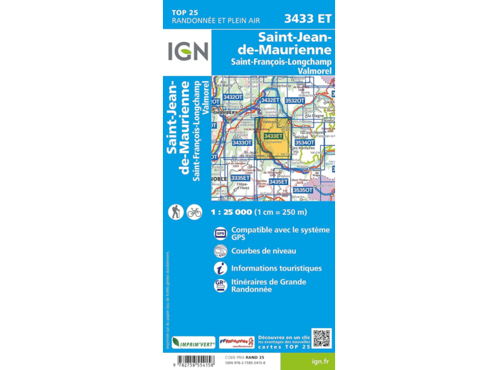 3433ET SAINT JEAN DE MAURIENNE SAINT FRANCOIS LONGCHAMP VALMOREL