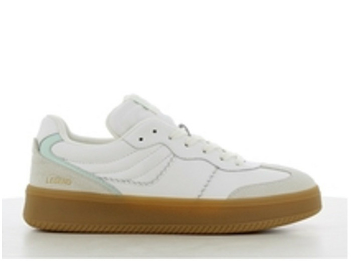 Low Sneakers - White/Mint Green - SJ