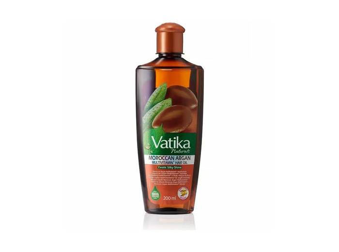 Vatika - Huile Capillaire Enrichie à l’Argan – 200 ml
