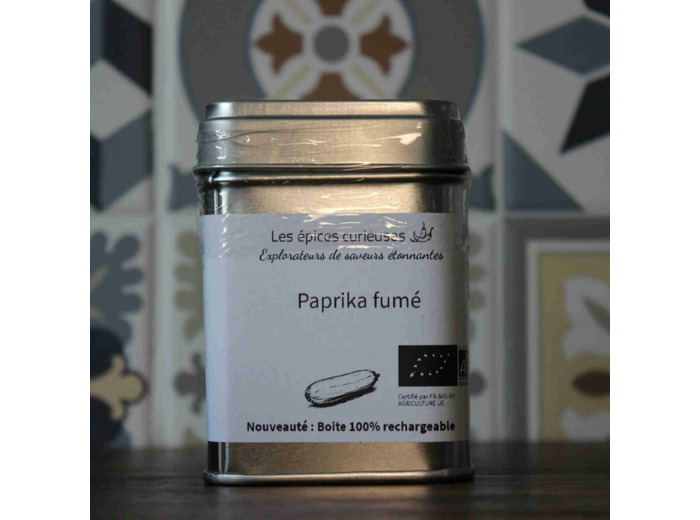 Paprika fumé - 40G - Boite métal