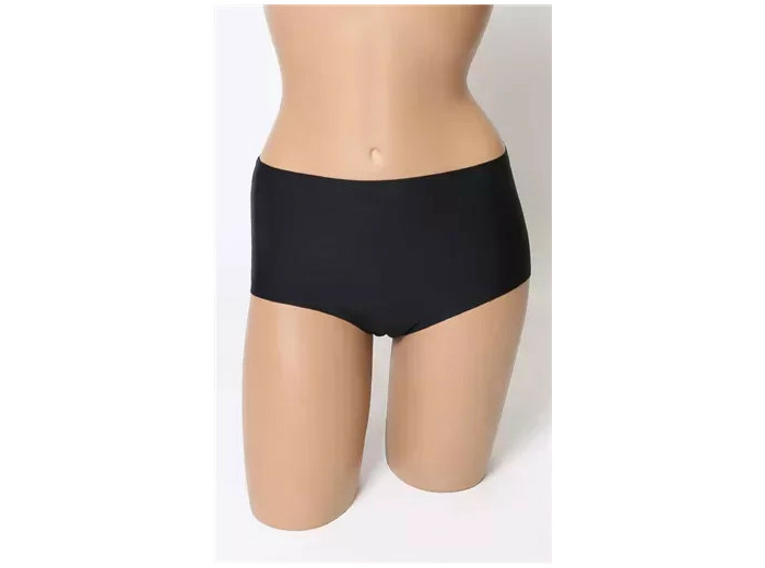 Y798- Culotte haute sans couture (noir)