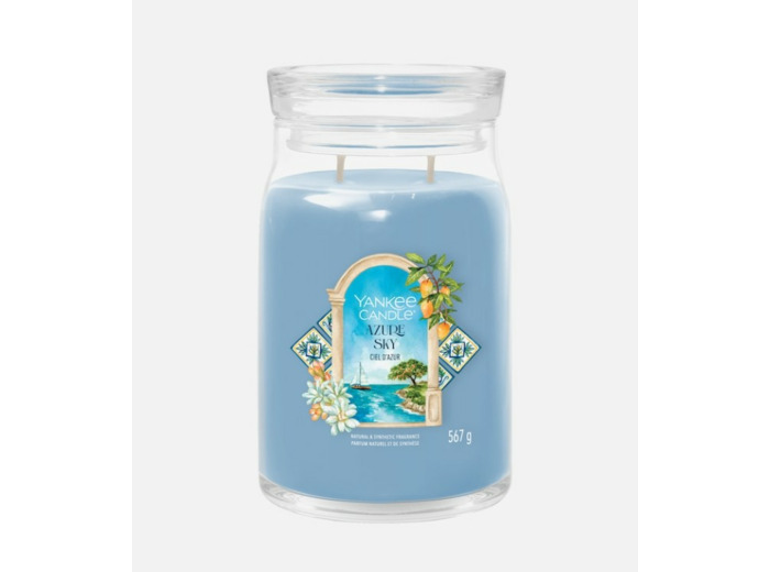 Bougie YankeeCandle Grande Jarre Ciel d'Azur
