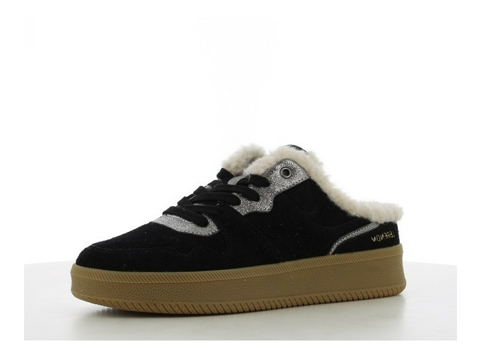 Casual sneakers women Black - Légend suede mule - SJ