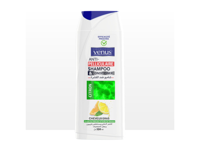 Vénus - Shampoing Anti-pelliculaire Citron - 250ml
