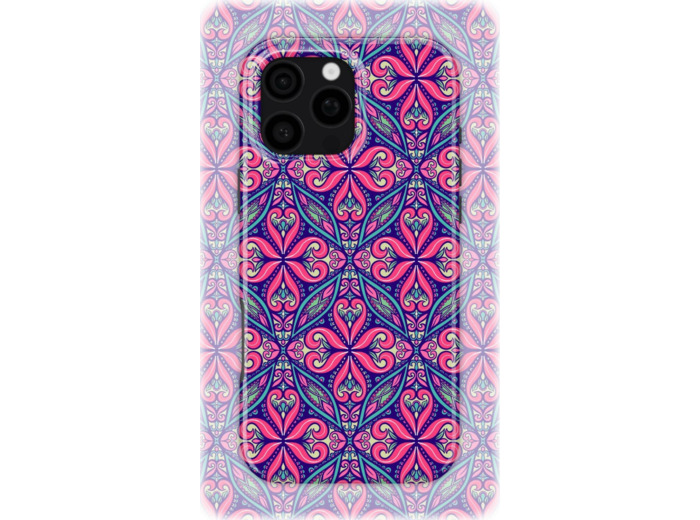 Velvet Hibiscus | Coque de téléphone 3D 2en1 Ultra-résistante