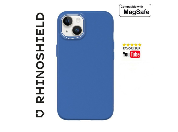 RHINOSHIELD COQUE SOLIDSUIT BLEU COBALT COMPATIBLE MAGSAFE POUR APPLE IPHONE 14 PLUS