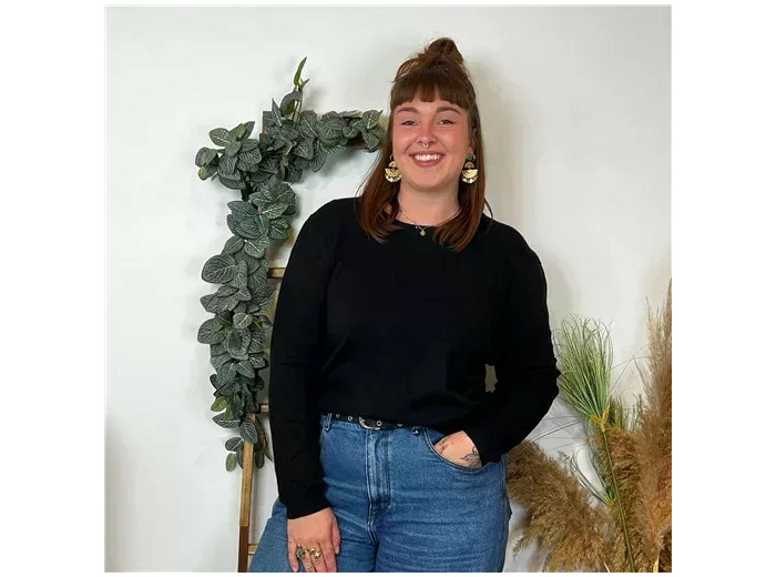 Y253- Tricotonic Col rond, Les T44 & 48 (noir)