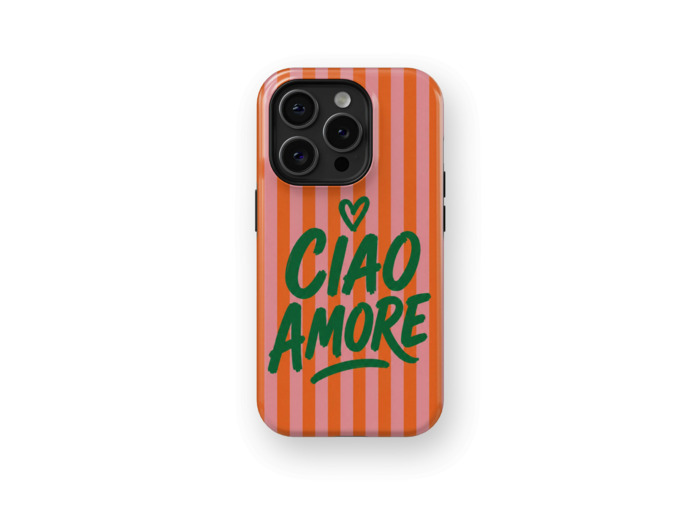 Ciao Amore | Coque de téléphone 3D 2en1 Ultra-résistante