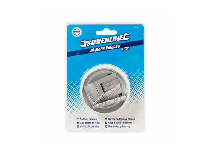 Silverline 704409 Scie-cloche Bi-métal 70 mm