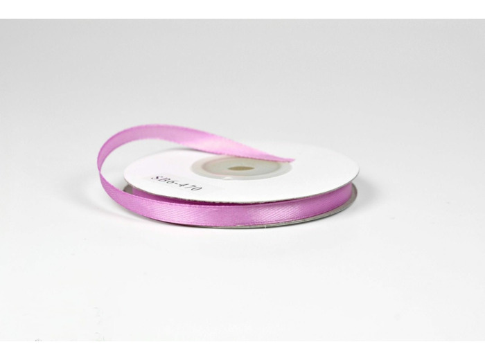 Ruban satin orchidee clair 435 Largeur 6 mm