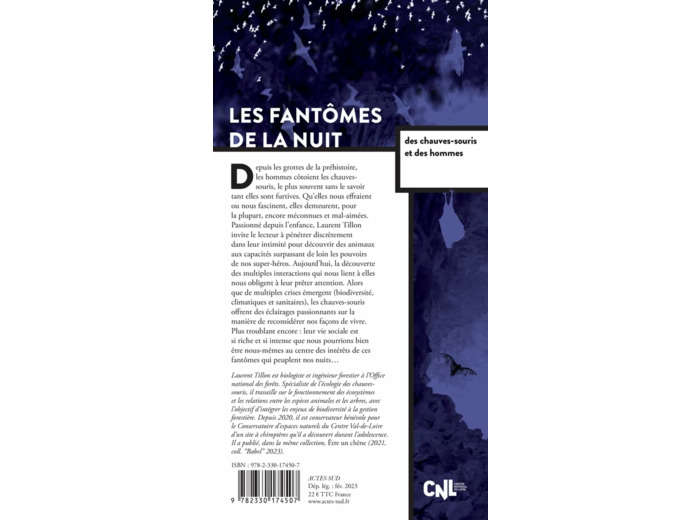 LES FANTOMES DE LA NUIT - DES CHAUVES-SOURIS ET DES HOMMES