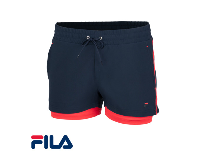 FILA SHORTS EVIE Navy / Red