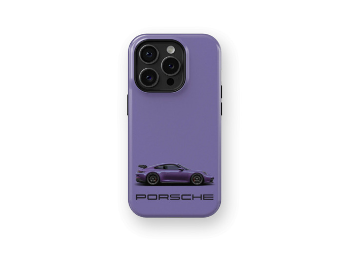 Purple Porsche | Coque de téléphone 3D 2en1 Ultra-résistante