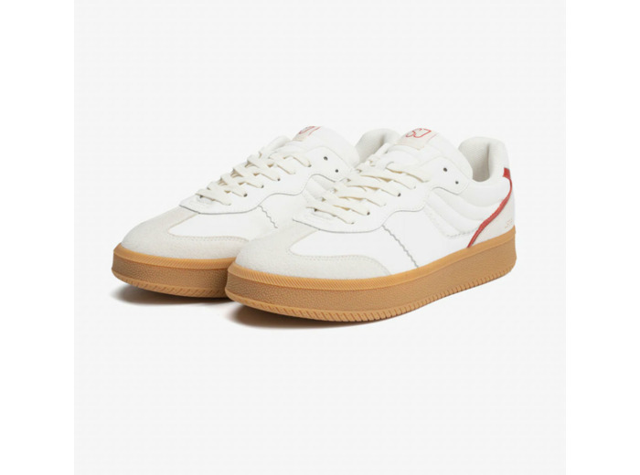 Low Sneakers - White/Red - SJ