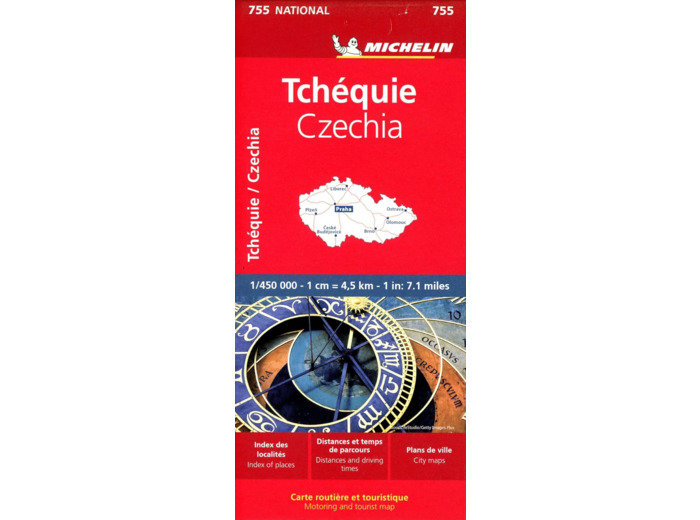 CARTE NATIONALE TCHEQUIE / CZECHIA