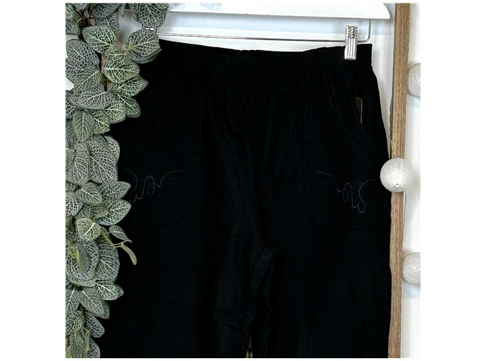 T576- Pantalon Molletonné (T38-T52) (noir)