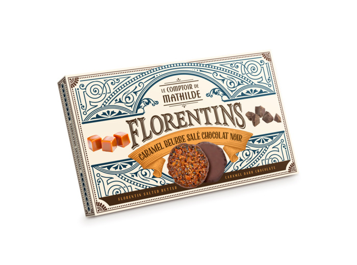 Florentin Caramel Beurre Salé et Chocolat Noir 100G
