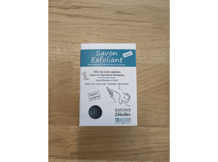 Savon exfoliant fort