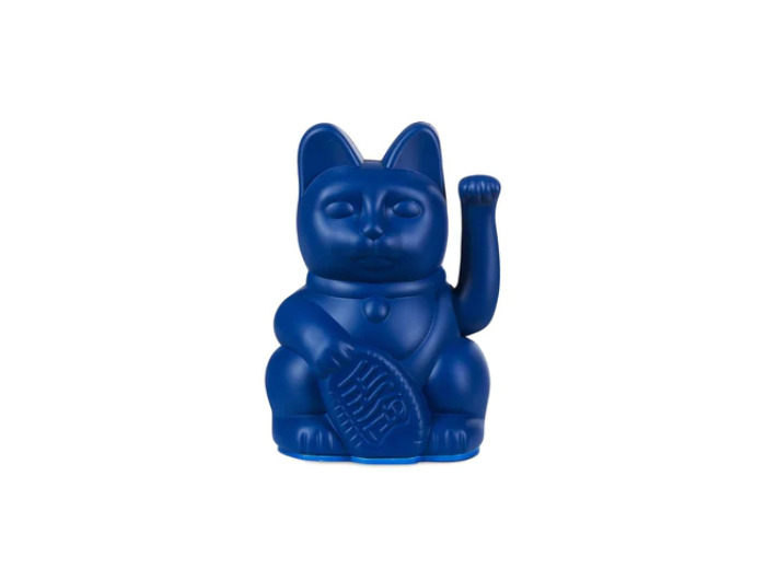 Lucky cat Mini bleu