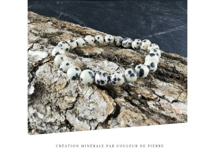 Bracelet Enfant Jaspe Dalmatien
